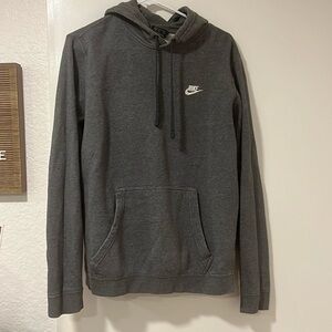 Gray Nike hoodie
